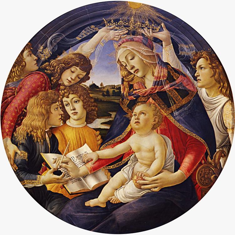 Sandro Botticelli Madonna del Magnificat (mk08) Sweden oil painting art